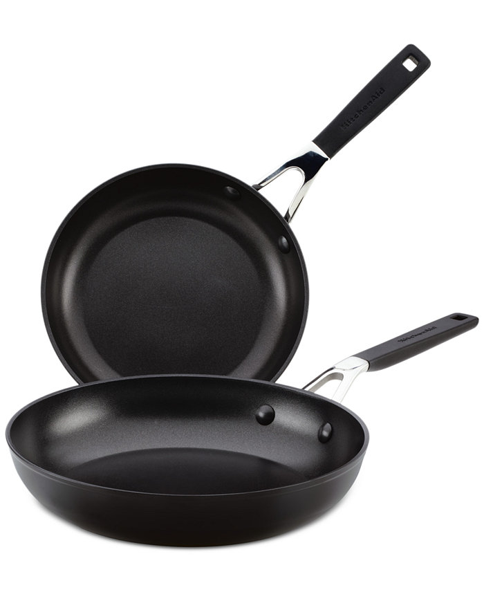 KitchenAid Hard Anodized 2 Piece Nonstick Frying Pan Set