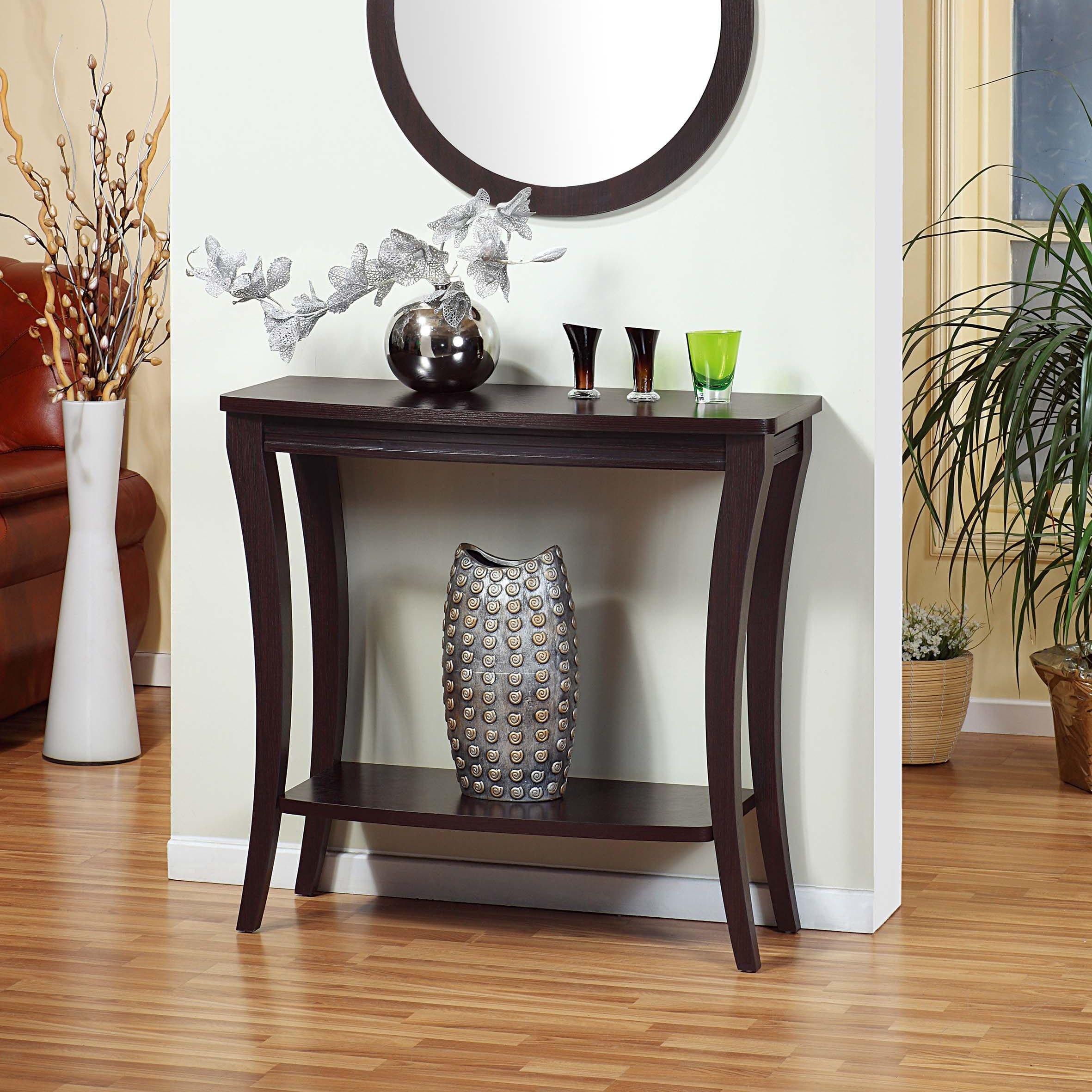 Q-Max One shelf One bottom storage area Console Table