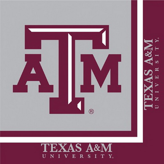 Creative Converting 664848 Texas A  ampM 2 Ply L...