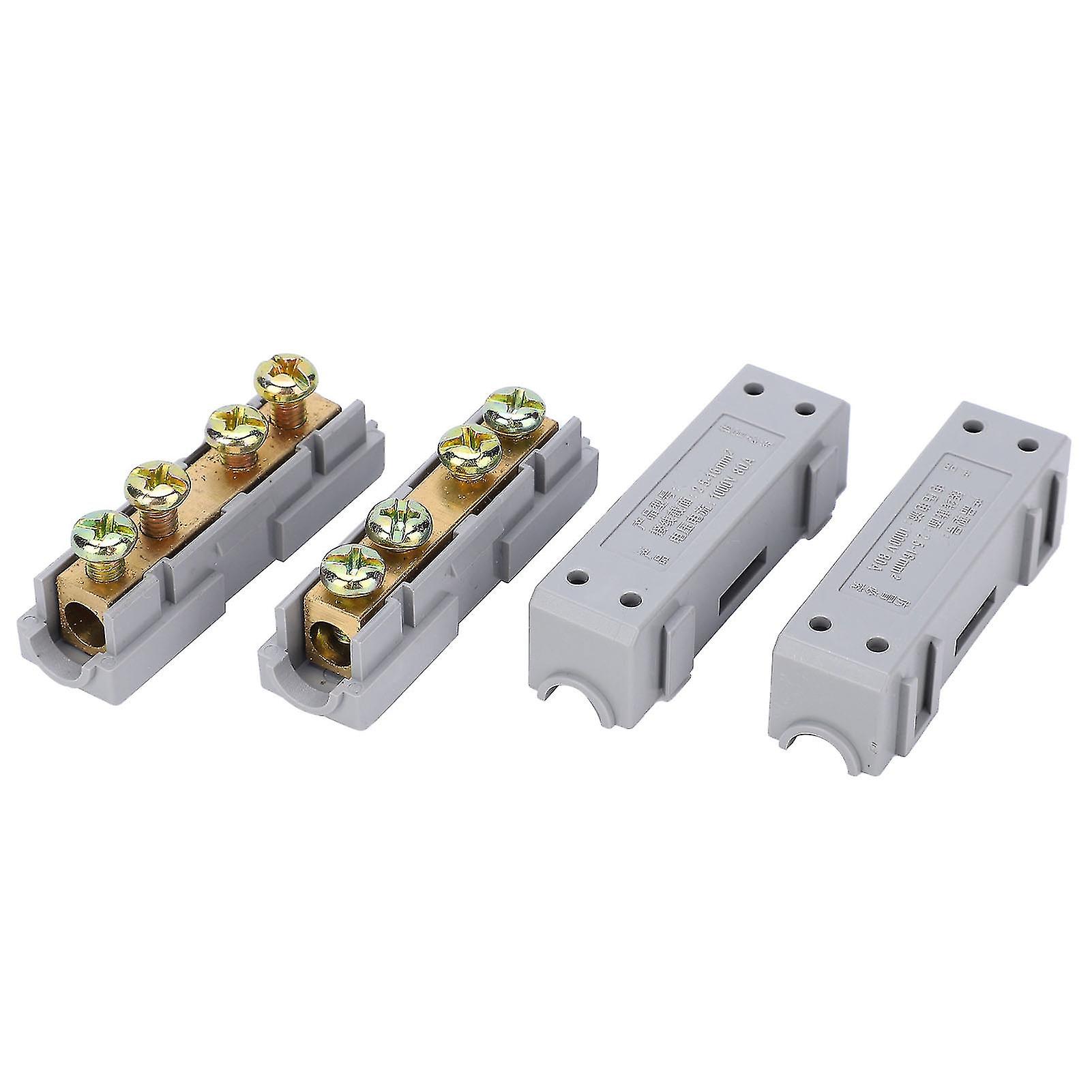 2Pcs I‑Type Terminal Block Quick Splice Snap Wire Connector for Industrial EquipmentS‑35