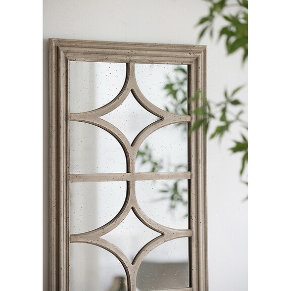 24 x 60 Distressed White Floor Mirror  Full Body...