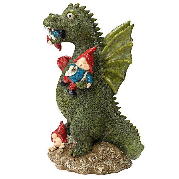 Design Toscano Dragon x27 s Gonna Get Ya Garden Gnome Apocalypse Statue