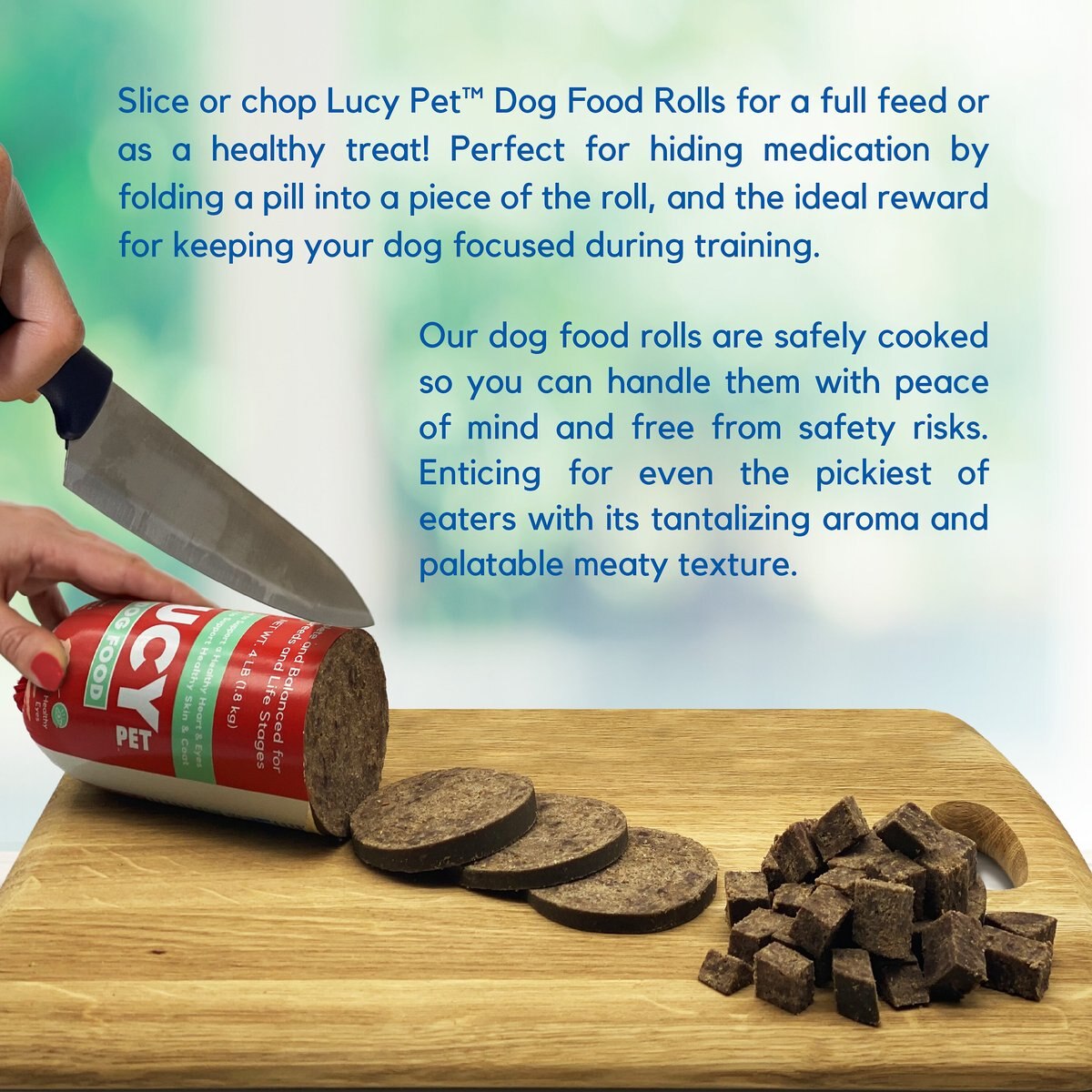 Lucy Pet Products Beef Formula Dog Food Roll