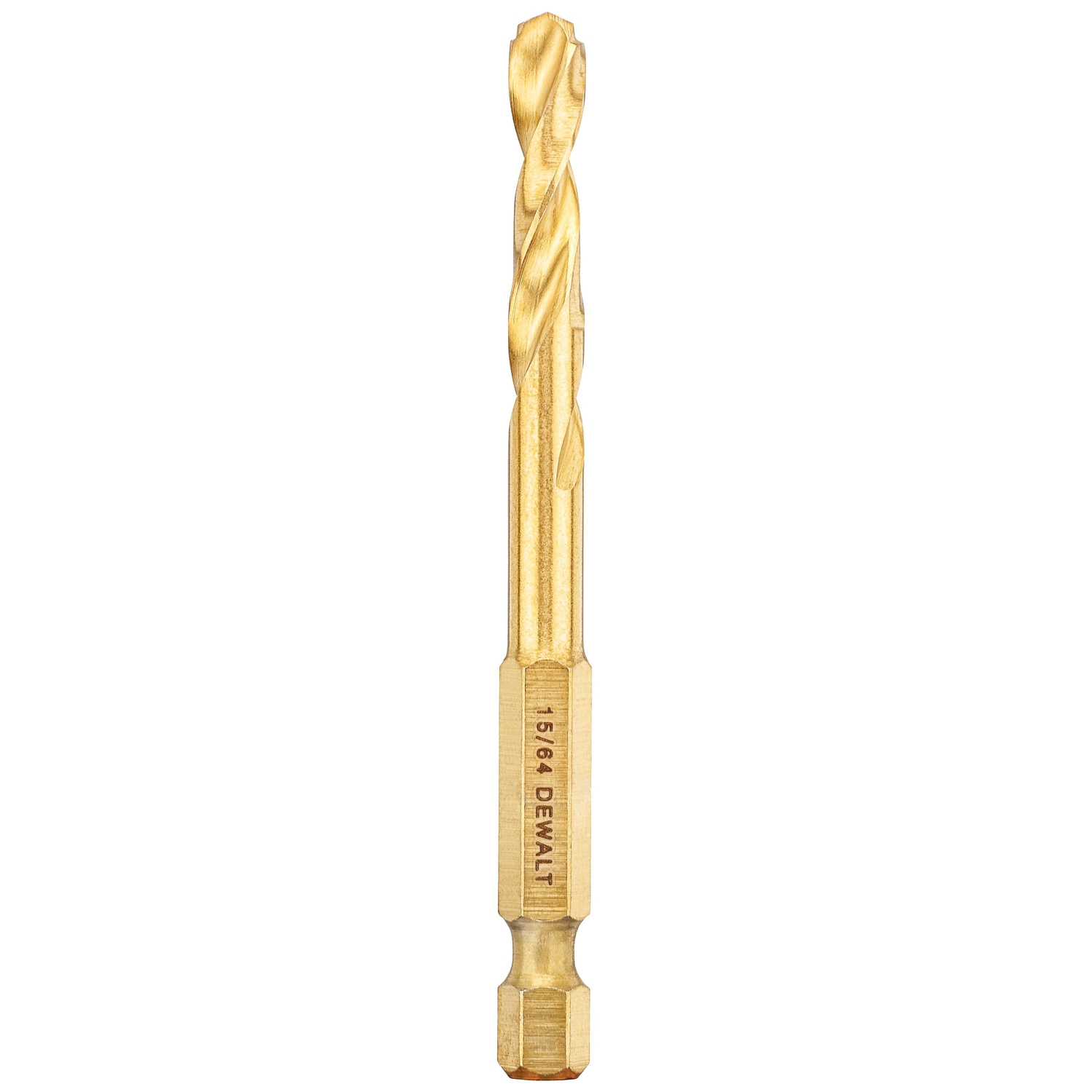 DW Impact Ready 15/64 in. X 3-7/64 in. L High Speed Steel Drill Bit 1 pc