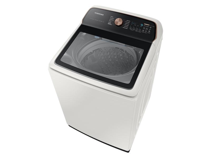 Samsung WA55CG7500AE 5.5 Cu. Ft. Extra-Large Capacity Smart Top Load Washer With Auto Dispense System In Ivory