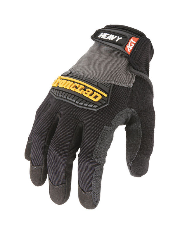 Ironclad Men\u0027s Heavy Duty Gloves Black/Gray M 1 pair