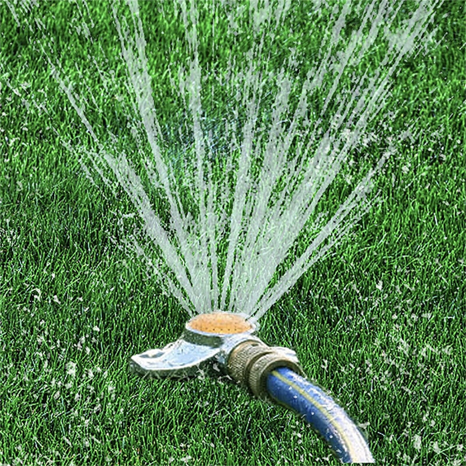 360 Degree Metal Sprinkler, Lawn Sprinklers For Yard, With Gentle Water Flo-w For Small Area Yard Lawn Garden Watering