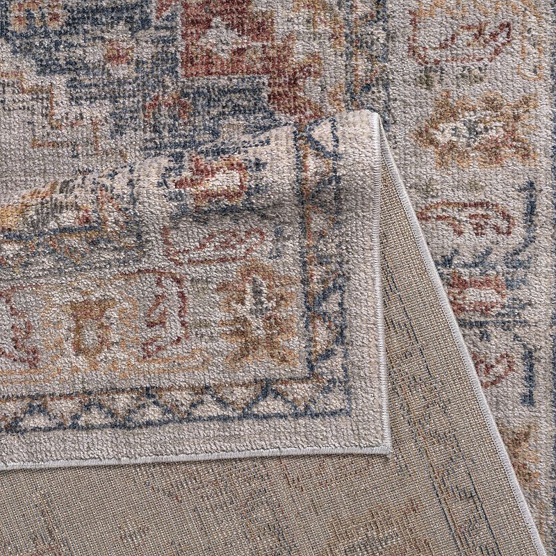 Madison Park Audrey Vintage Medallion Woven Area Rug