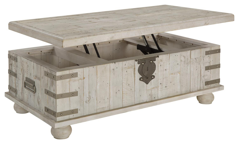 Carynhurst Coffee Table with Lift Top   Farmhouse   Coffee Tables   by Ashley Furniture Industries  Houzz