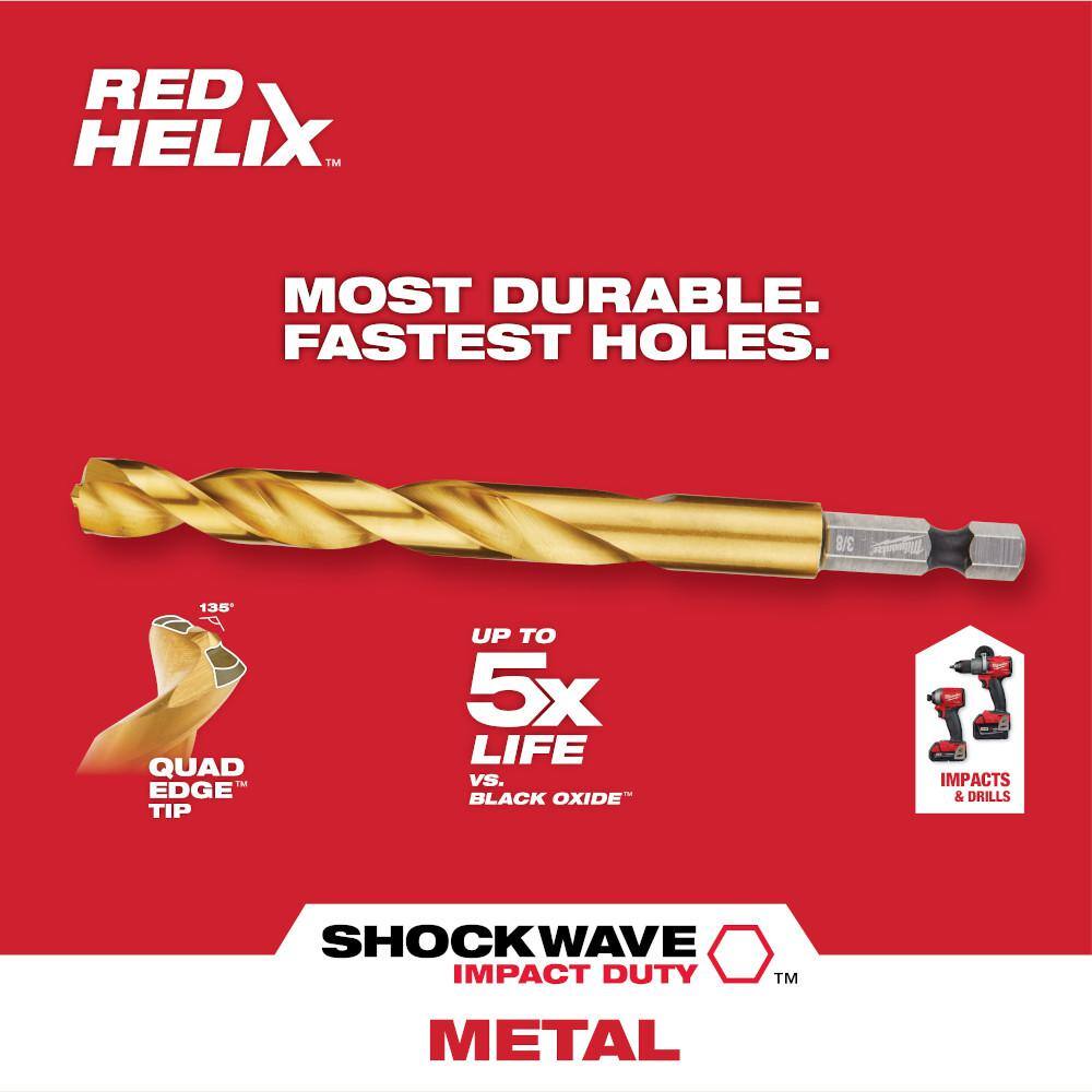 MW SHOCKWAVE 14 in. Titanium Twist Drill Bit 48-89-4613