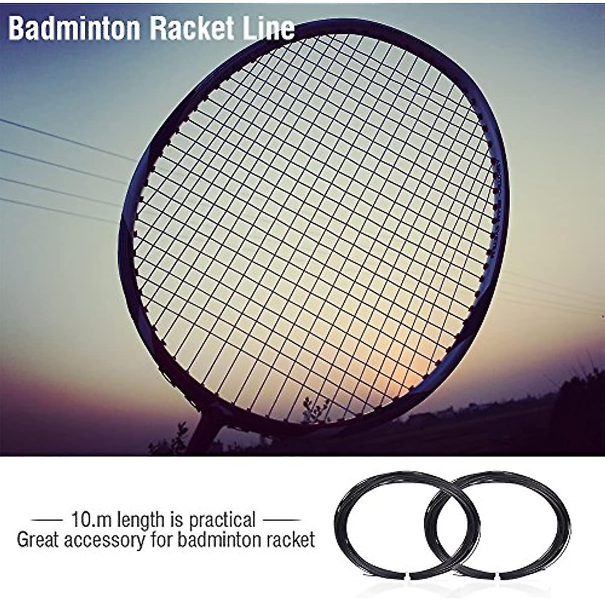 Badminton Racket String  6 Colors 10m Durable Nylon High Flexibility Badminton Racket String Racquet String Line Badminton Repair Accessory