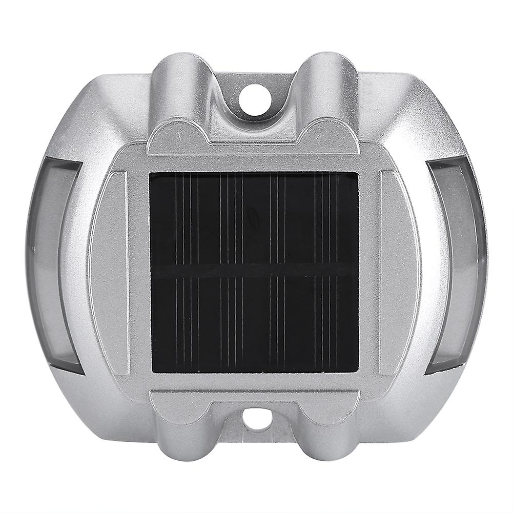 Casting Aluminum Solar Power Waterproof 6 Led Lamp Outdoor Road Driveway Pathway Light Yellow