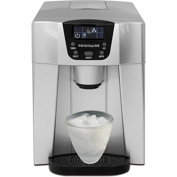 26lbs Countertop Ice Maker with 2L Water Dispenser - Silver