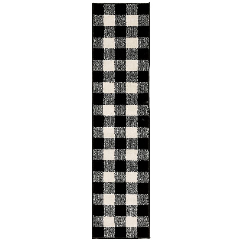 StyleHaven Genova Gingham Plaid Area Rug