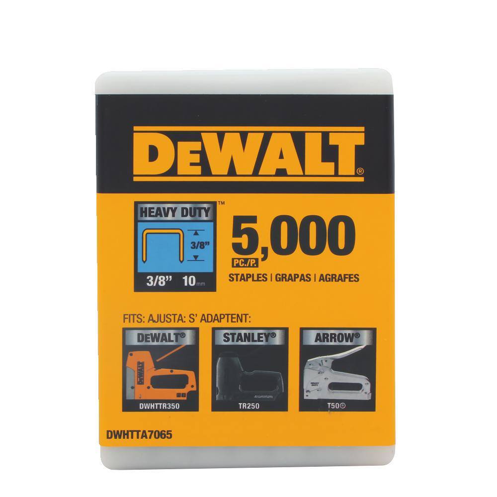 DW 38 in. Heavy Duty Staples (5000 per Box) DWHTTA7065