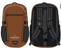 Track Recycled 30L Backpack - Rust