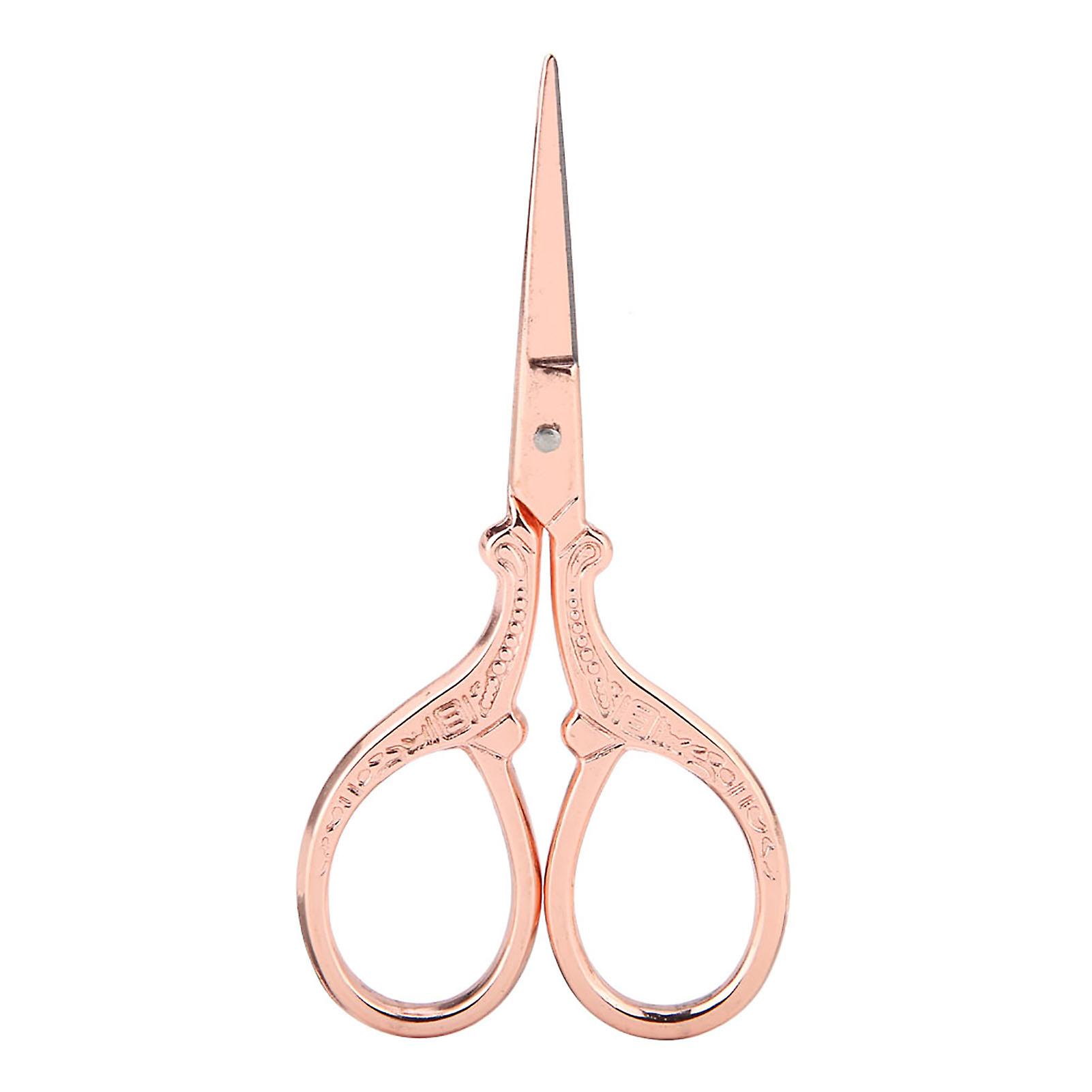 Diy Cross Stitch Antique Sewing Shears Dresser Embroidery Tool Small Scissor(rose)