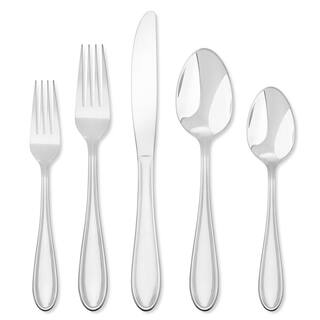 HAMPTON FORGE Lincoln - 46 Piece 180 Stainless Steel Flatware Set (Service for 8) 267A046HFN