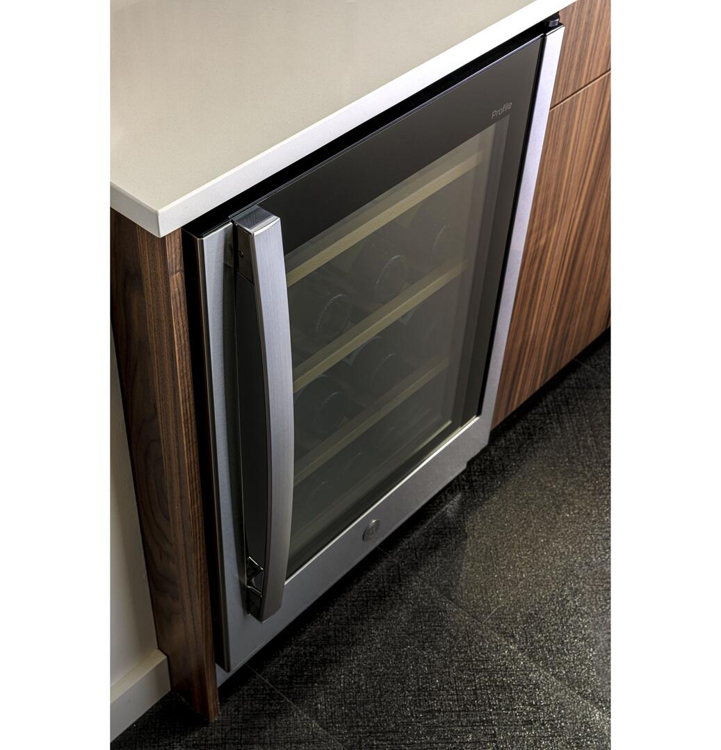 GE Profile PWS06DSPSS 24 Inch Stainless Steel Wine Cooler