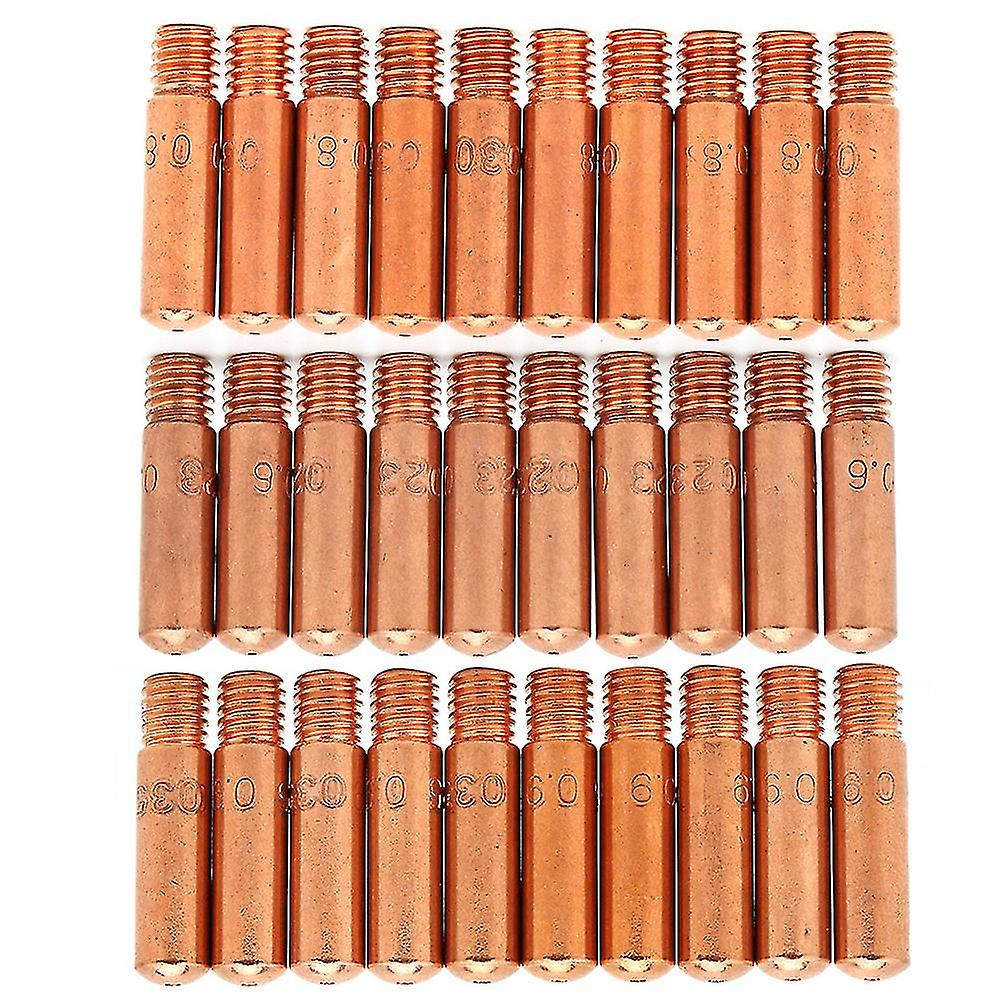 30pcs 11‑23 11‑30 11‑35 Contact Tips for Tweco Mini 100L MIG Welding Gun