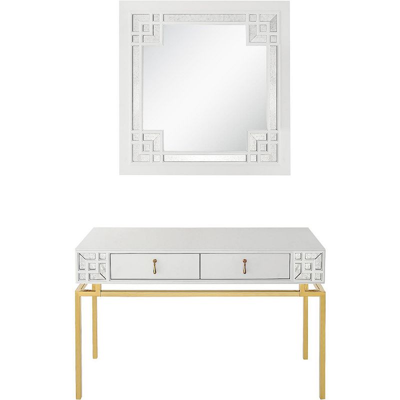 Camden Isle Dynasty Wall Mirror and Console Table