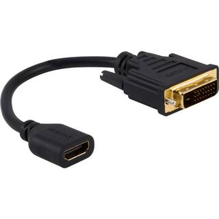 Philips DVI to 4K HDMI 2.0 Cable Pigtail Adapter in Black SWV9200H27