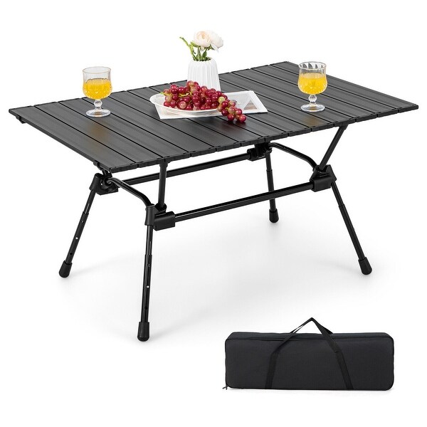 Folding HeavyDuty Aluminum Camping Table with Carrying Bag