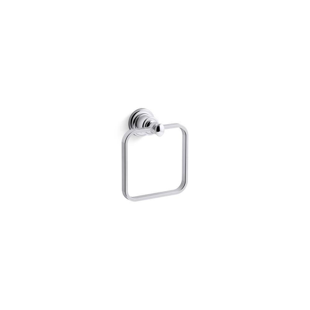 KOHLER Relic Wall Mounted Towel Ring in Polished Chrome 26496-CP
