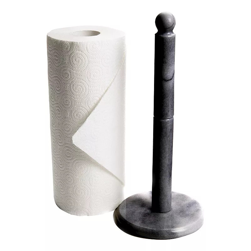 Fox Run Black Marble Paper Towel Holder