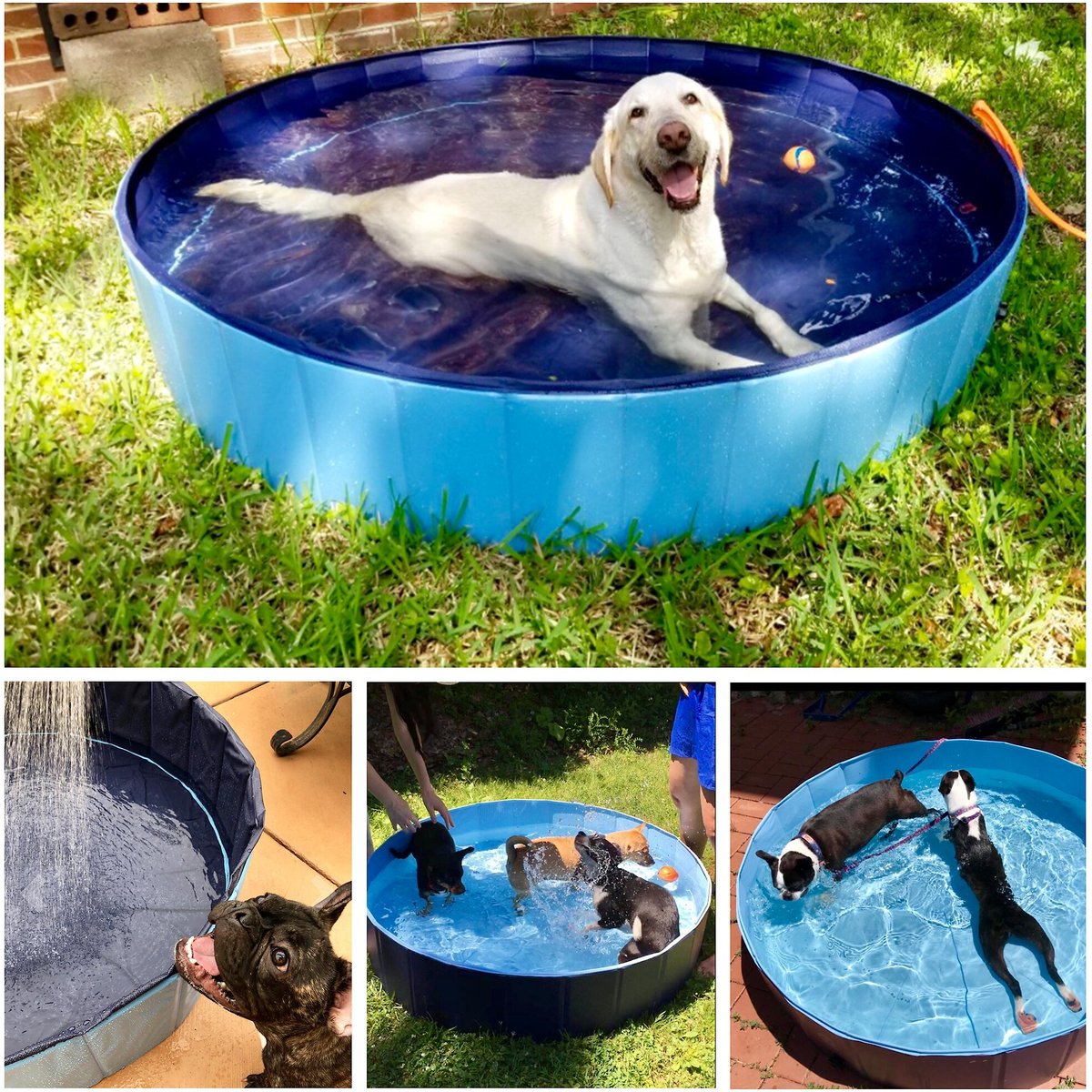 KOPEKS Outdoor Portable Dog Swimming Pool