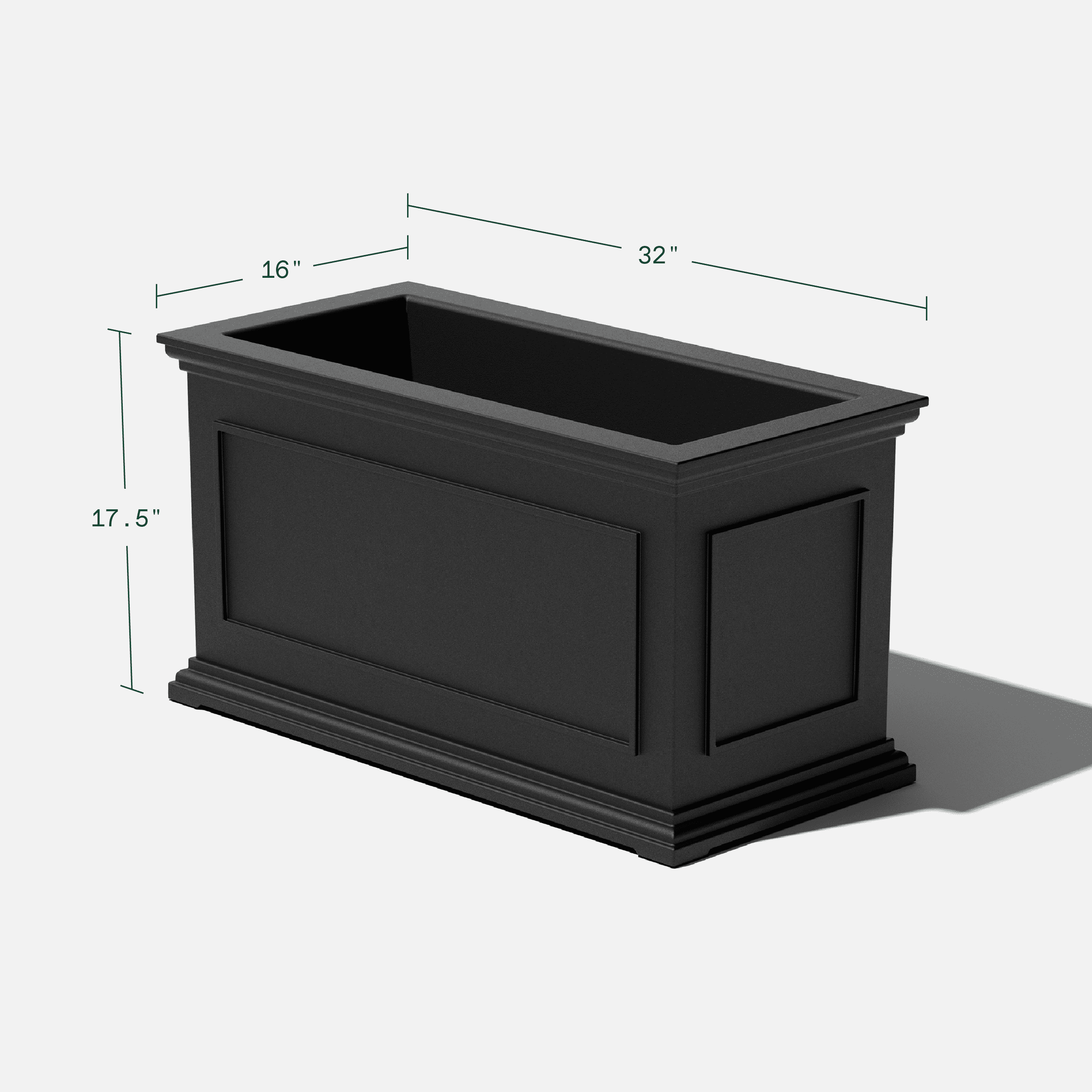 Veradek Brixton Rectangular Planter Box