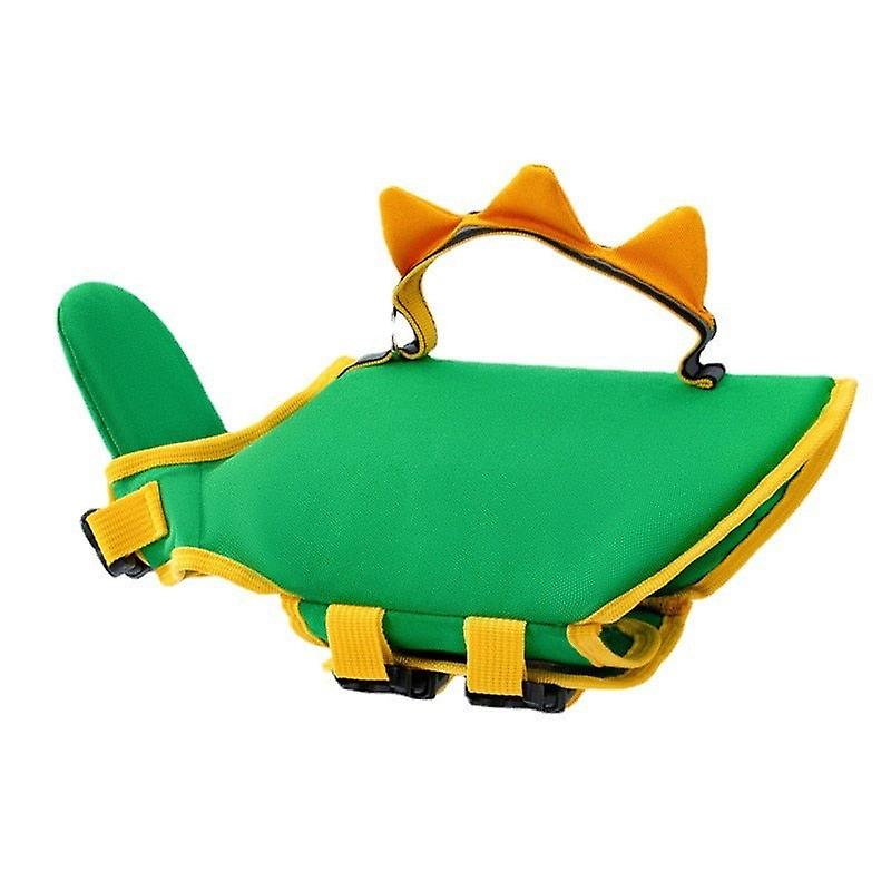 Cute dino super buoyancy dog life jacket