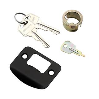 Defiant Freedom Matte Black Keyed Entry Door Lever 32LEX900B