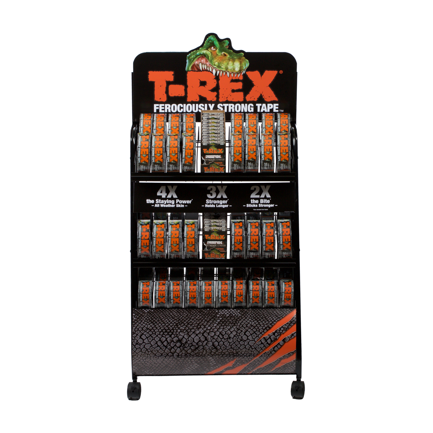 T-Rex 1 in. W X 10 yd L Gray Duct Tape