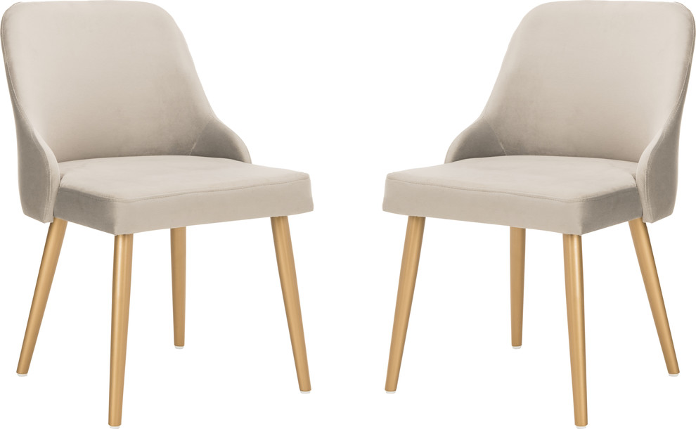 Lulu Upholstered Dining Chair (Set of 2)   Midcentury   Dining Chairs   by HedgeApple  Houzz