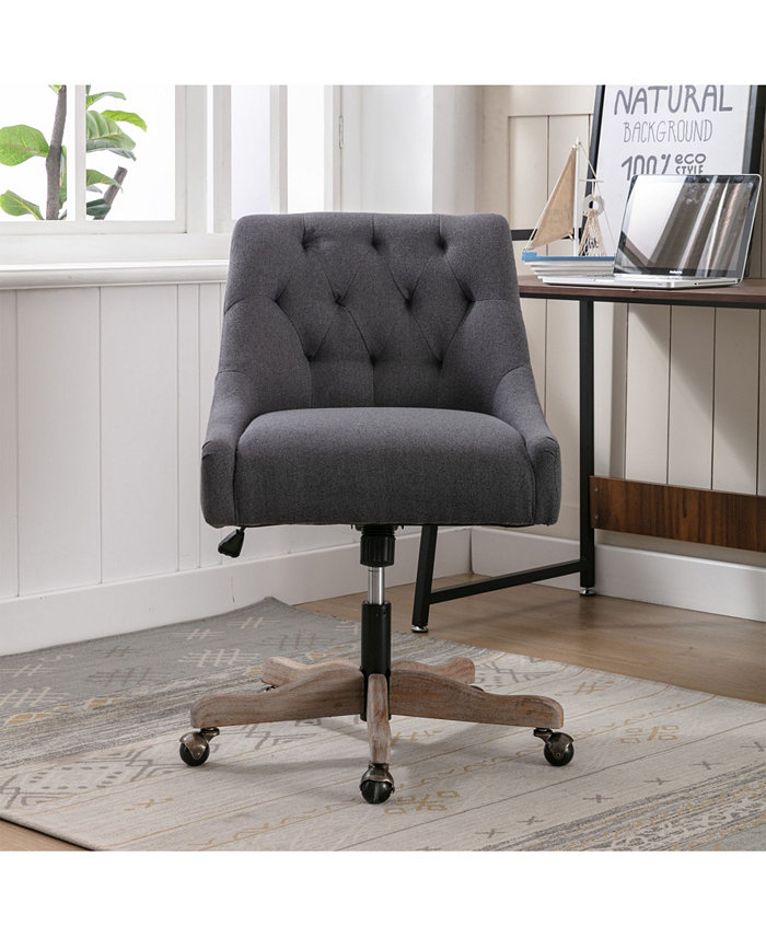 Simplie Fun Swivel Shell Chair for Living Room Modern Leisure office Chair