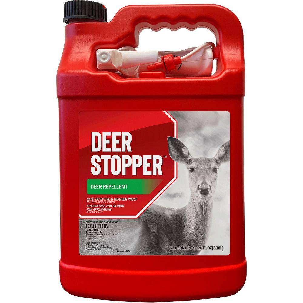 ANIMAL STOPPERS Deer Stopper Animal Repellent Gallon Ready-to-Use with Nested Sprayer DS-U-128