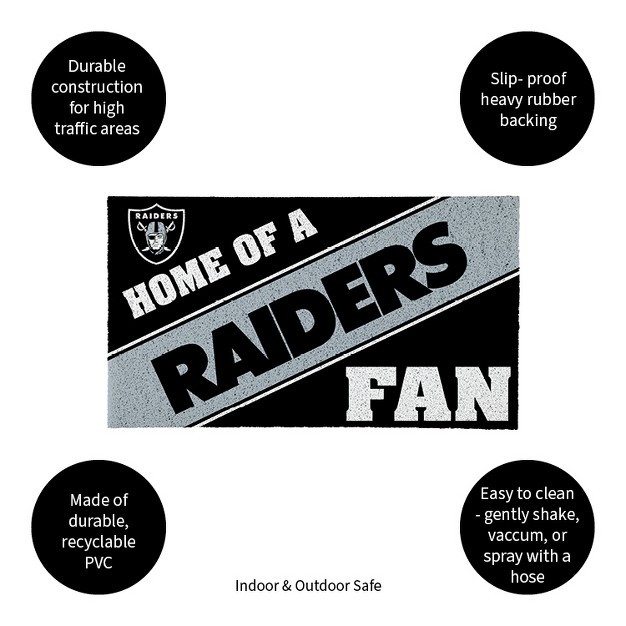 Evergreen Las Vegas Raiders Pvc Mat Color