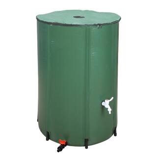 Winado 132 Gal. Green Collapsible Rain Barrel 195408160231