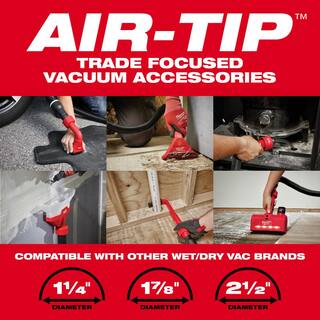 MW AIR-TIP 1-14 in. - 2-12 in. 4-IN-1 Right Angle Tool WetDry Shop Vacuum Attachment - (5-Piece) 49-90-2026