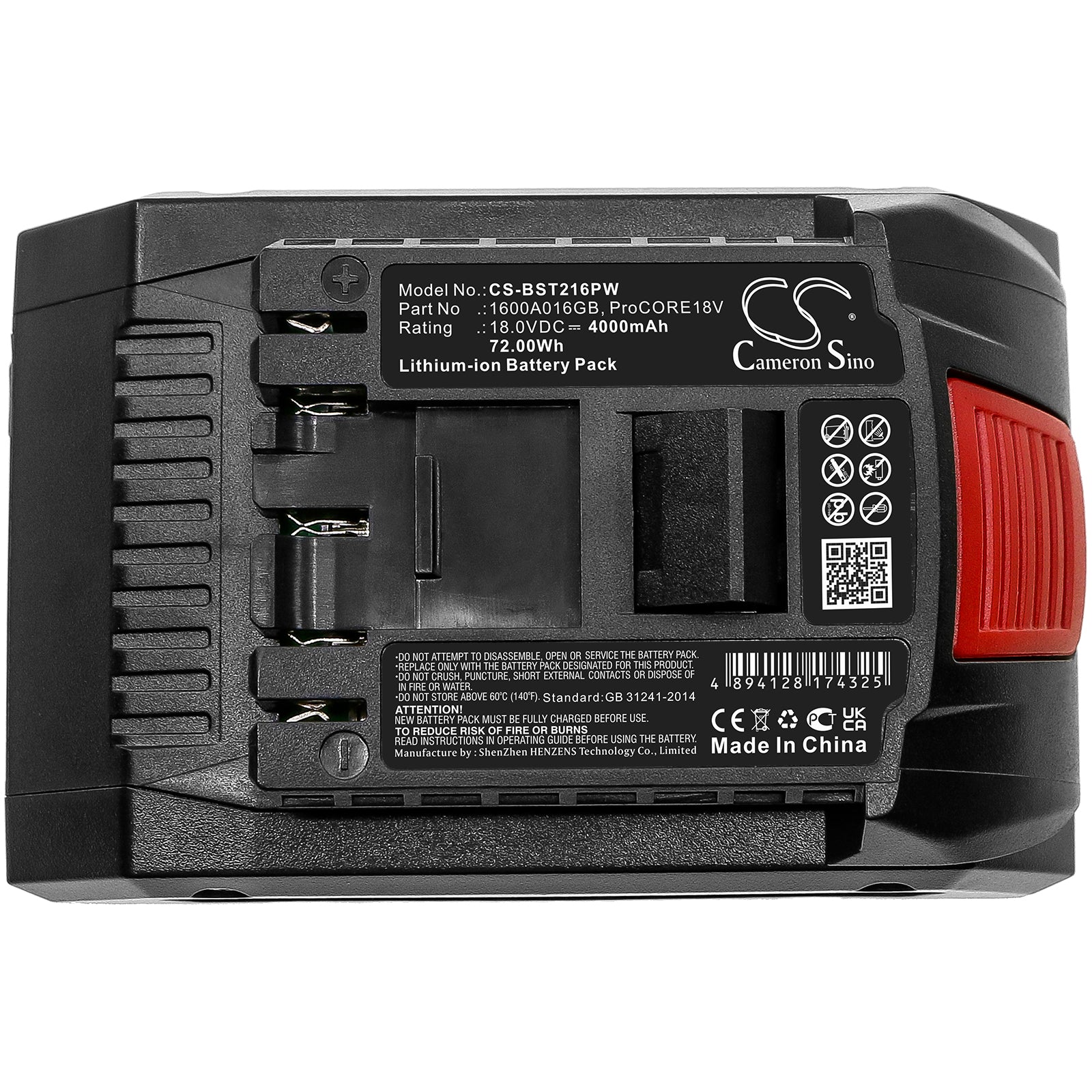 Bosch GBH 18V34 CF GBH 18V36 C GBH 18V45 C GCM 18V216 GCM 18V305 GDC GDS 18V GDS 18V1000 GDS 18V1050 H GKM 18VL Power Tool Replacement Battery BatteryClerkcom Power Tool