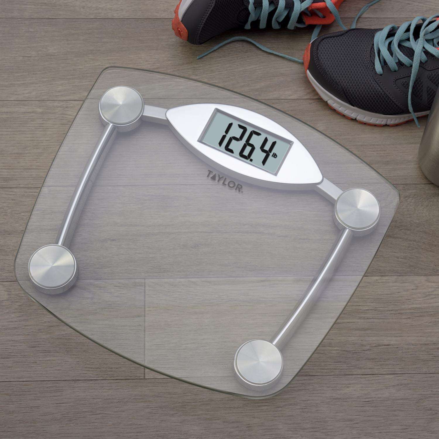 Taylor 400 lb Digital Bathroom Scale Clear