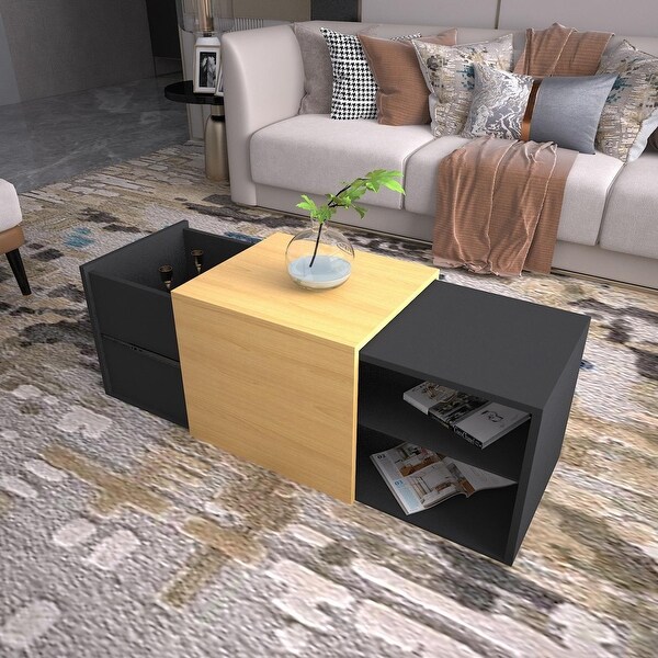 Modern Minimalist Design Living Room Coffee Table Storage Table Small Apartment