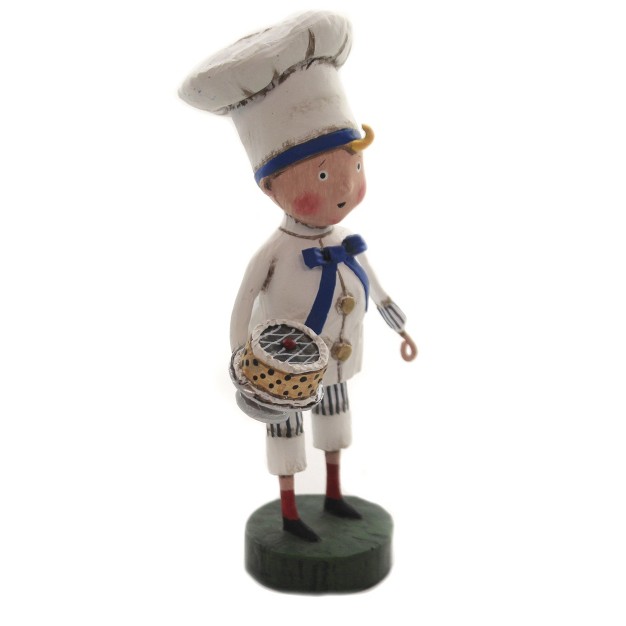 Lori Mitchell Billy Baker 1 Figurine 6 75 Inches Chef Baker Pastry Sweets 11141 Polyresin White