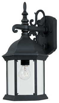 Devonshire 8 quotWall Lantern  Black   Traditional   Outdoor Wall Lights And Sconces   by Lighting Front  Houzz