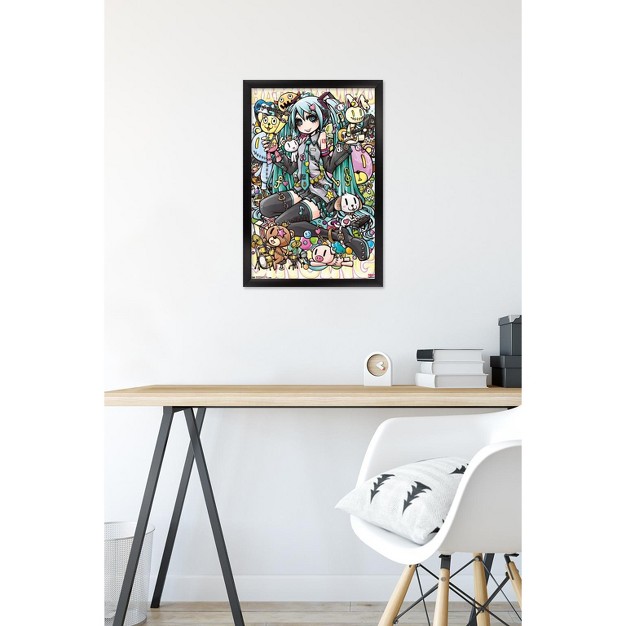 Trends International Hatsune Miku Toys Framed Wall Poster Prints