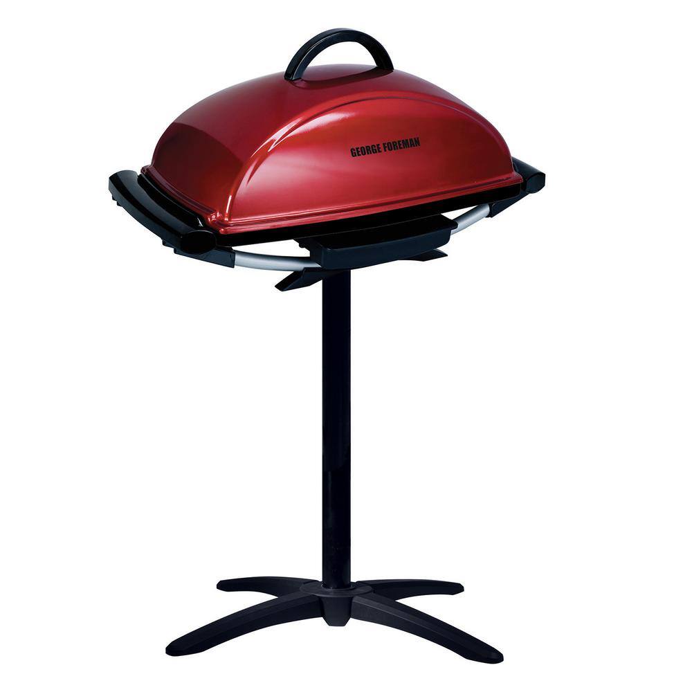 George Foreman IndoorOutdoor Grill Red GFO201R-T