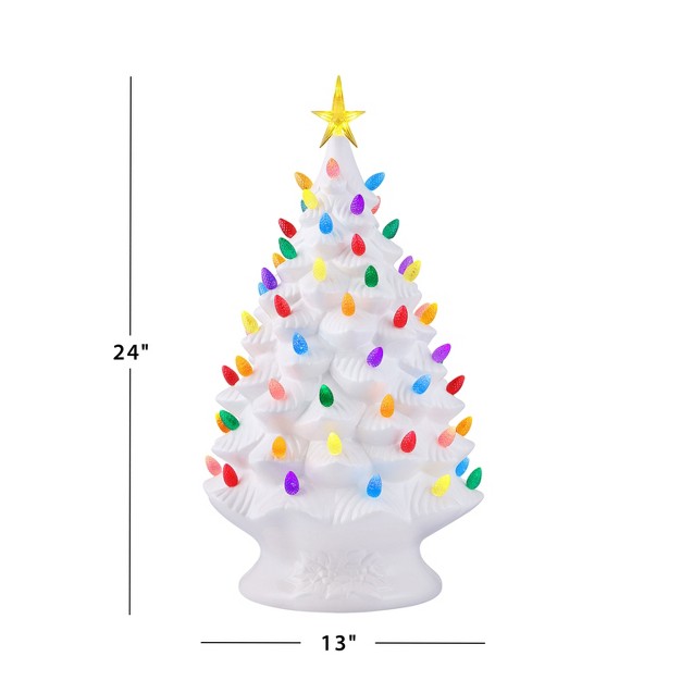 Mr Christmas Large Nostalgic Ceramic Led Christmas Tree