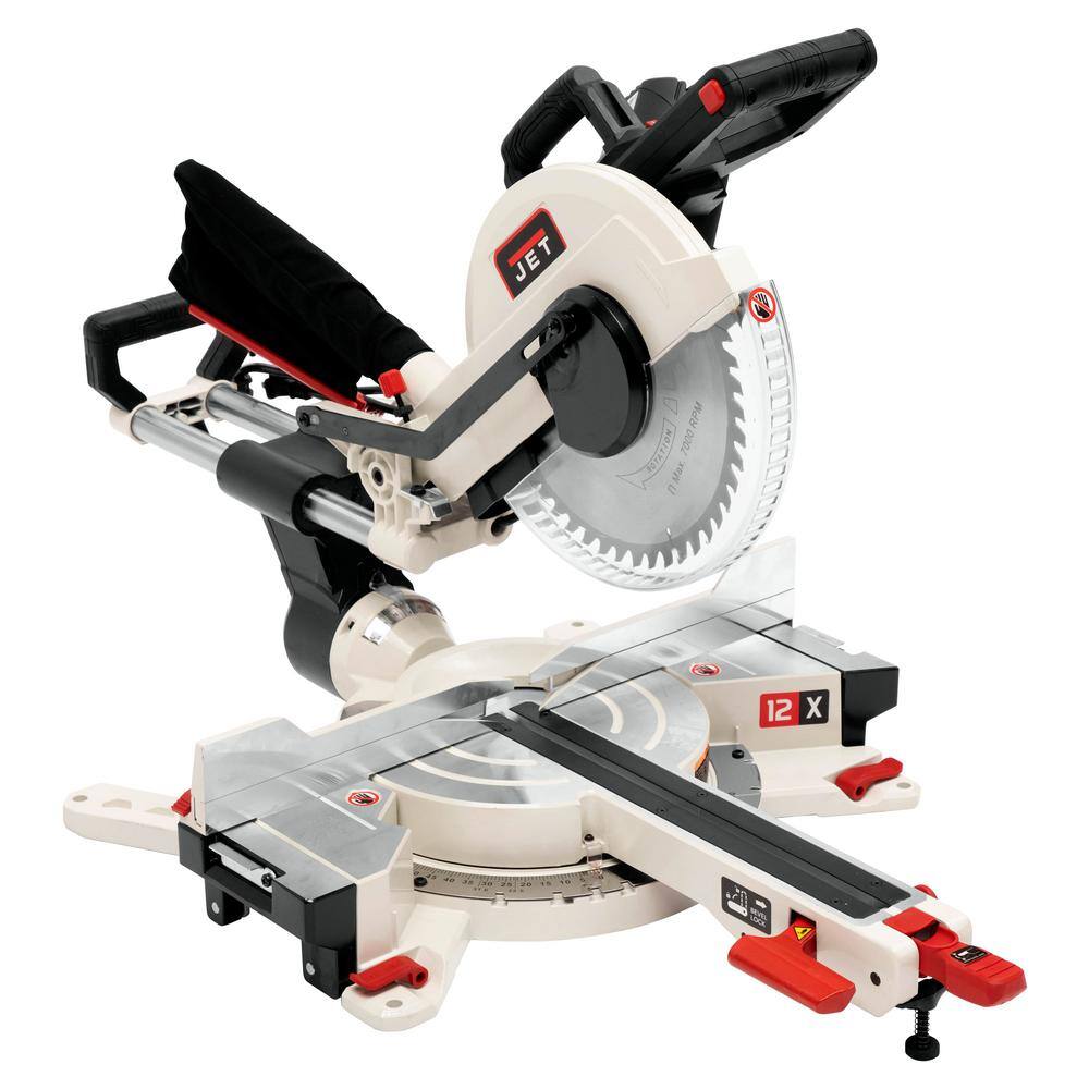 Jet 12 in. Sliding Dual Bevel Compound Miter Saw 707212