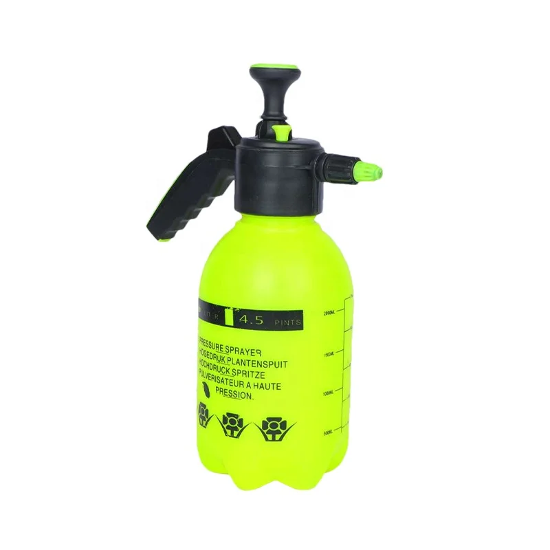 Transparent Hand Pressure Sprayer 2000Ml Watering Sprayer Plastic Sprayer